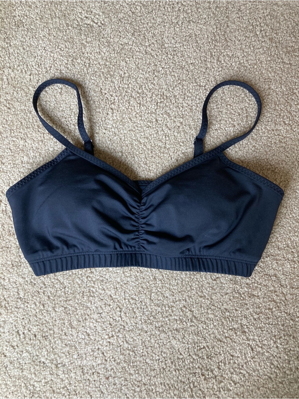 Handful Sports Bra Black XS with Adjustable Straps